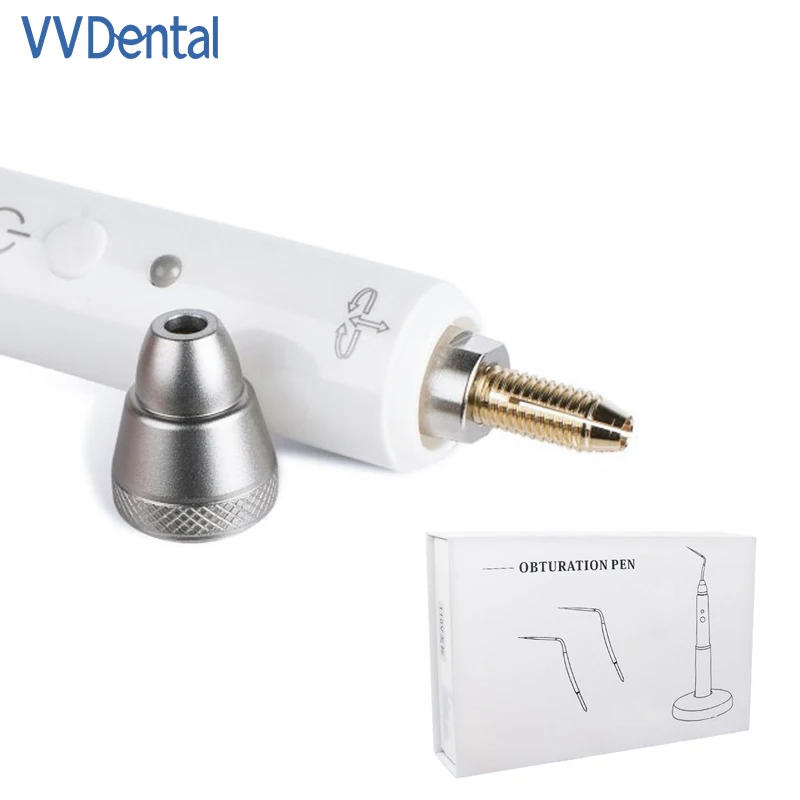 Cordless Dental Gutta Percha Obturation Pen Root Canal Filling System with 2 Tips 3-Second Rapid Heating Gutta-percha Cutter