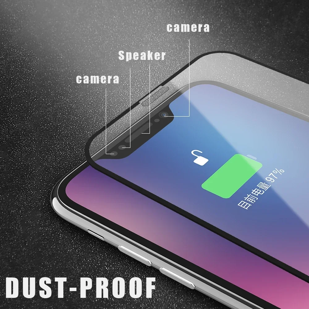 PEHAEL 3Pcs Full Cover Black Edge HD Tempered Glass Screen Protector For Samsung A735G A8PLUS J3PRO J4PL J5PRIME M20 J7PRO J5PRO