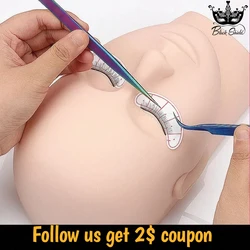 Eyelash Practice Training Head 3D Silicone Mannequin Doll Face With 5 Pairs Lashes Eyelashes Extension Makeup Accessories