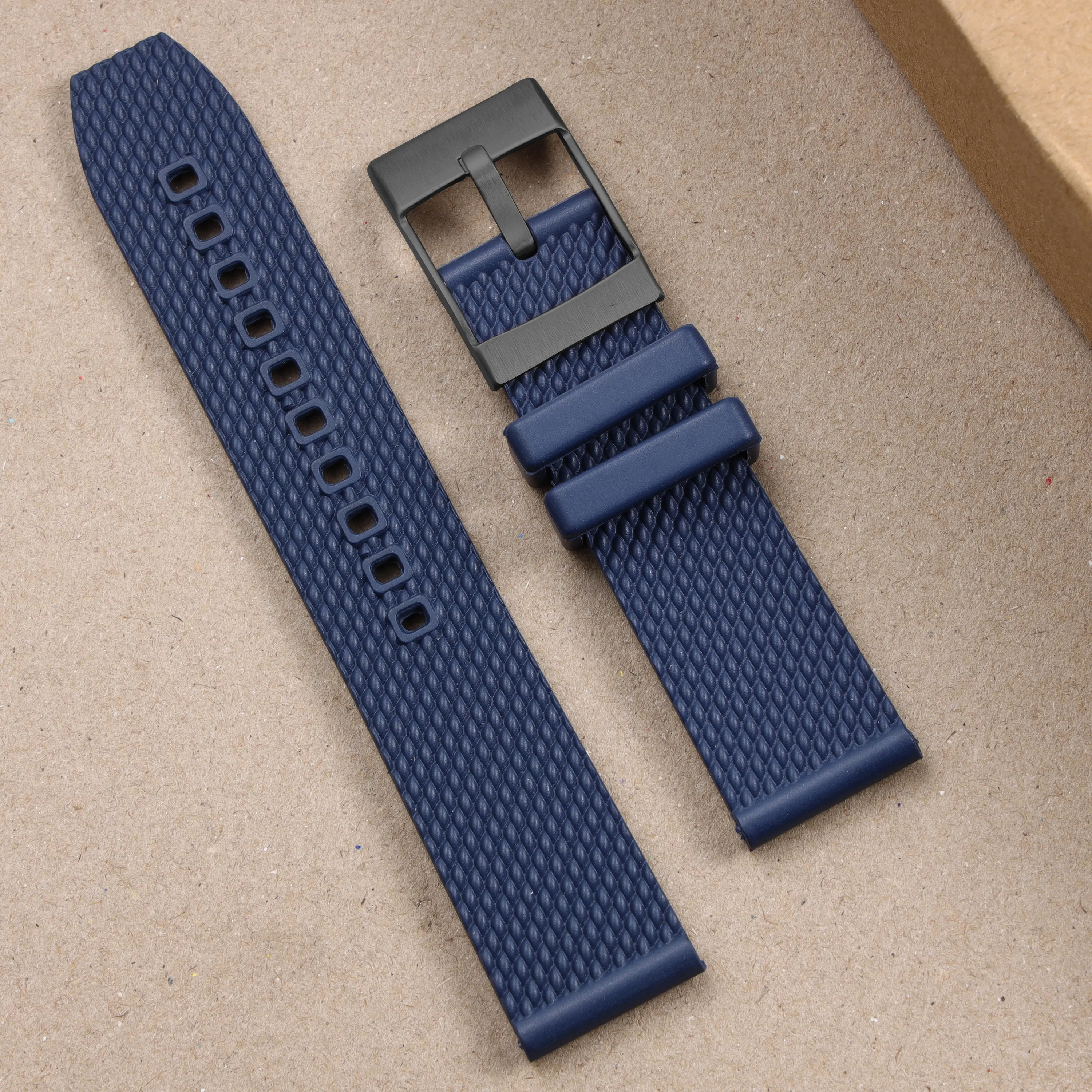 New Durable Rubber Watch Band For Breitling Strap Avenger Superocean Heritage Wristband Waterproof Silicone Bracelet 22mm 24mm