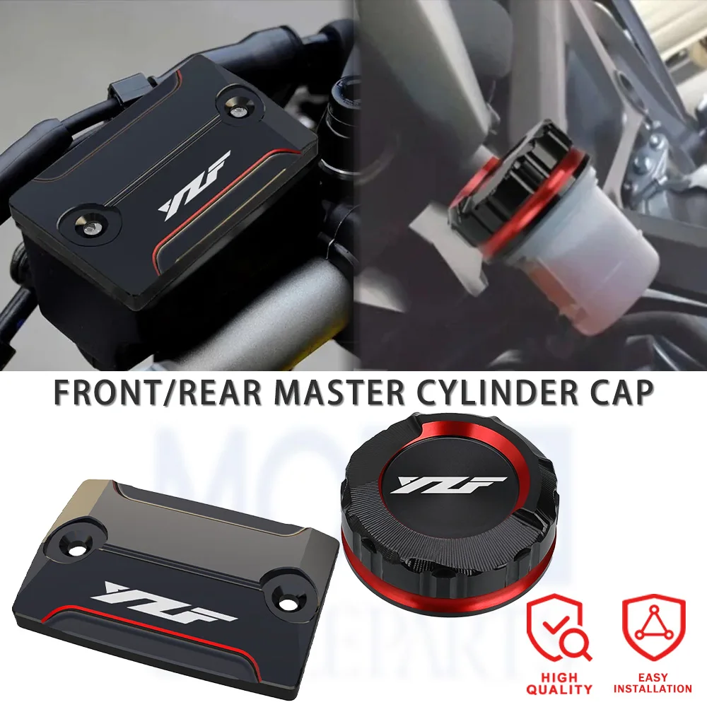 

For YAMAHA YZFR7 YZF-R7 YZF R7 YZFR1 YZFR6 Motorcycle Accessories CNC Rear Brake Fluid Cylinder Master Reservoir Cover Oil Cap