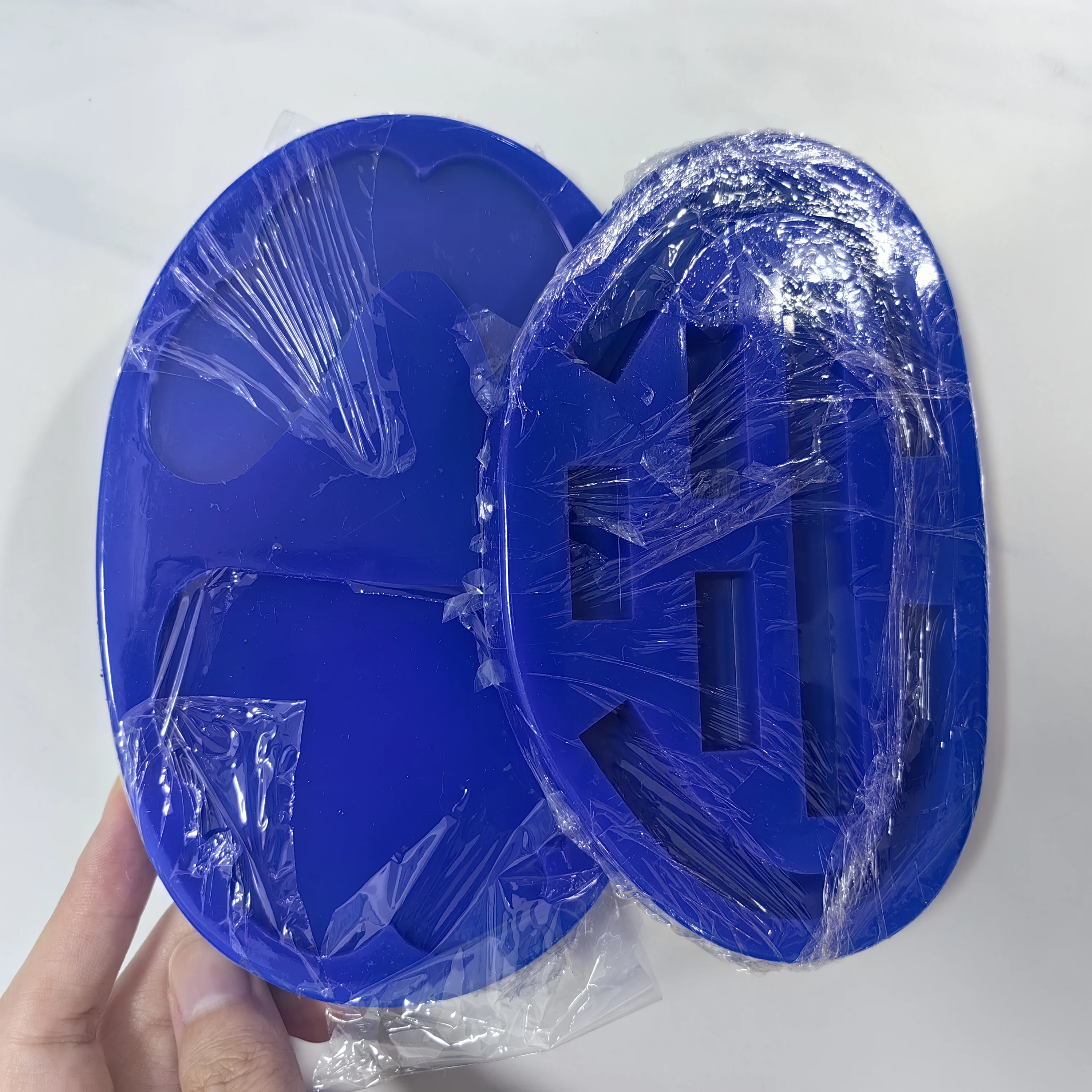 1Pc Dental Rubber Wax Model Silicone Rubber Individual Tray Wax Rim Bite Implant Molding Mould Tray Mold