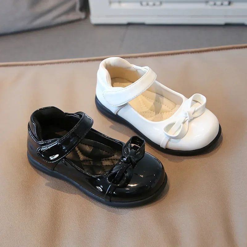 

Fashion Children's Leather Shoes Student Performance Single Shoes Girls Party Comfortable Dress Shoes Kids Casual Flat Non-slip