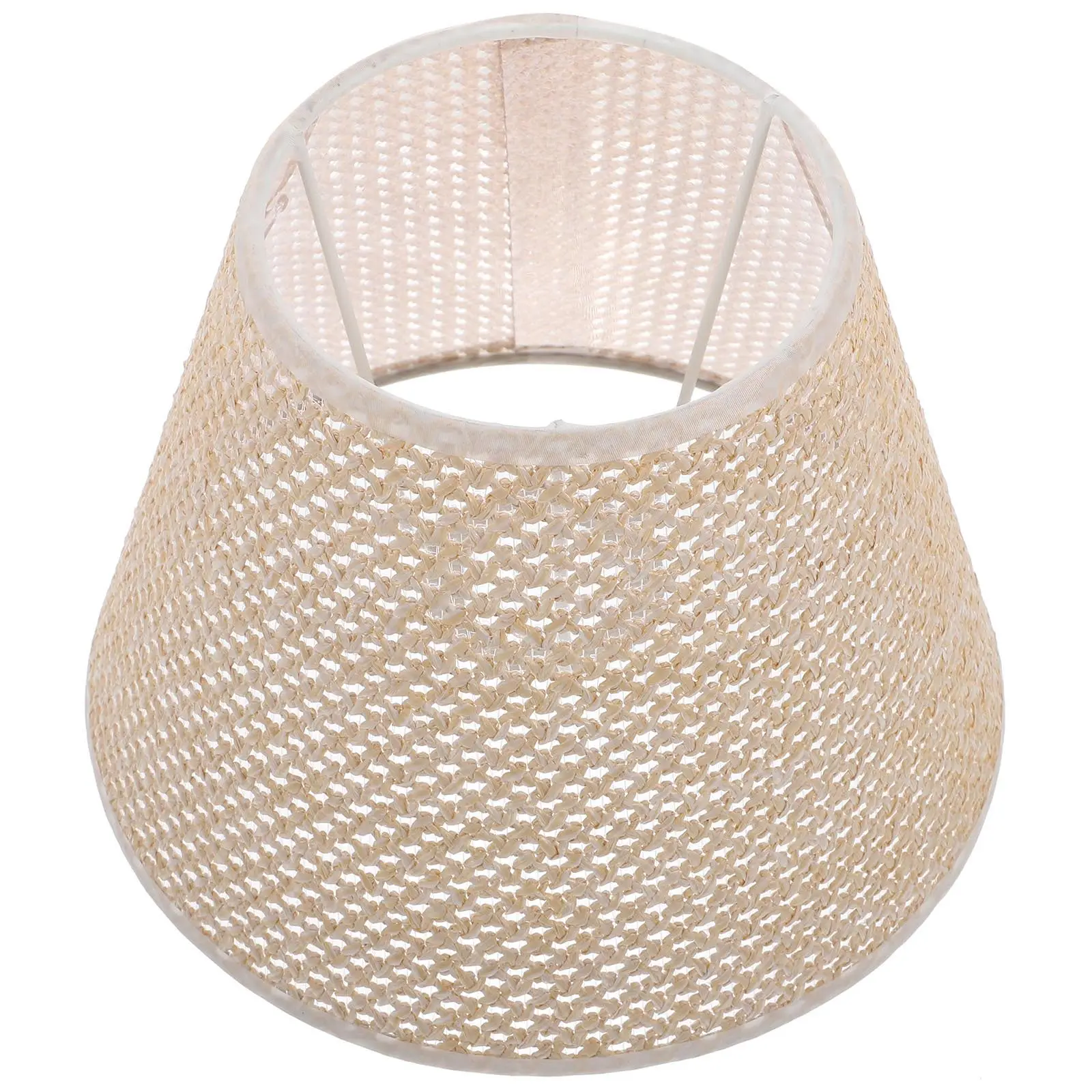 Screen for Standing Lamp Screens Table Lamps Foot Weave Woven Drum Rattan Lampshade Small Desk Shades
