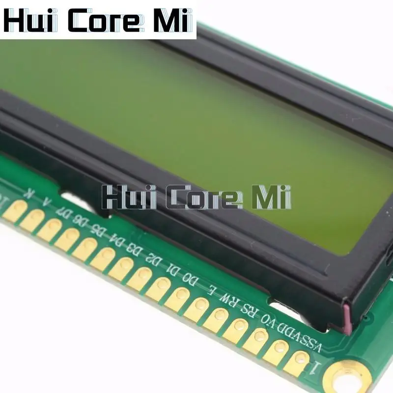 1Pcs LCD1602 1602 Module Groen Scherm 16X2 Karakter Lcd Display Module.1602 5V Groen Scherm En Wit code Voor Arduino