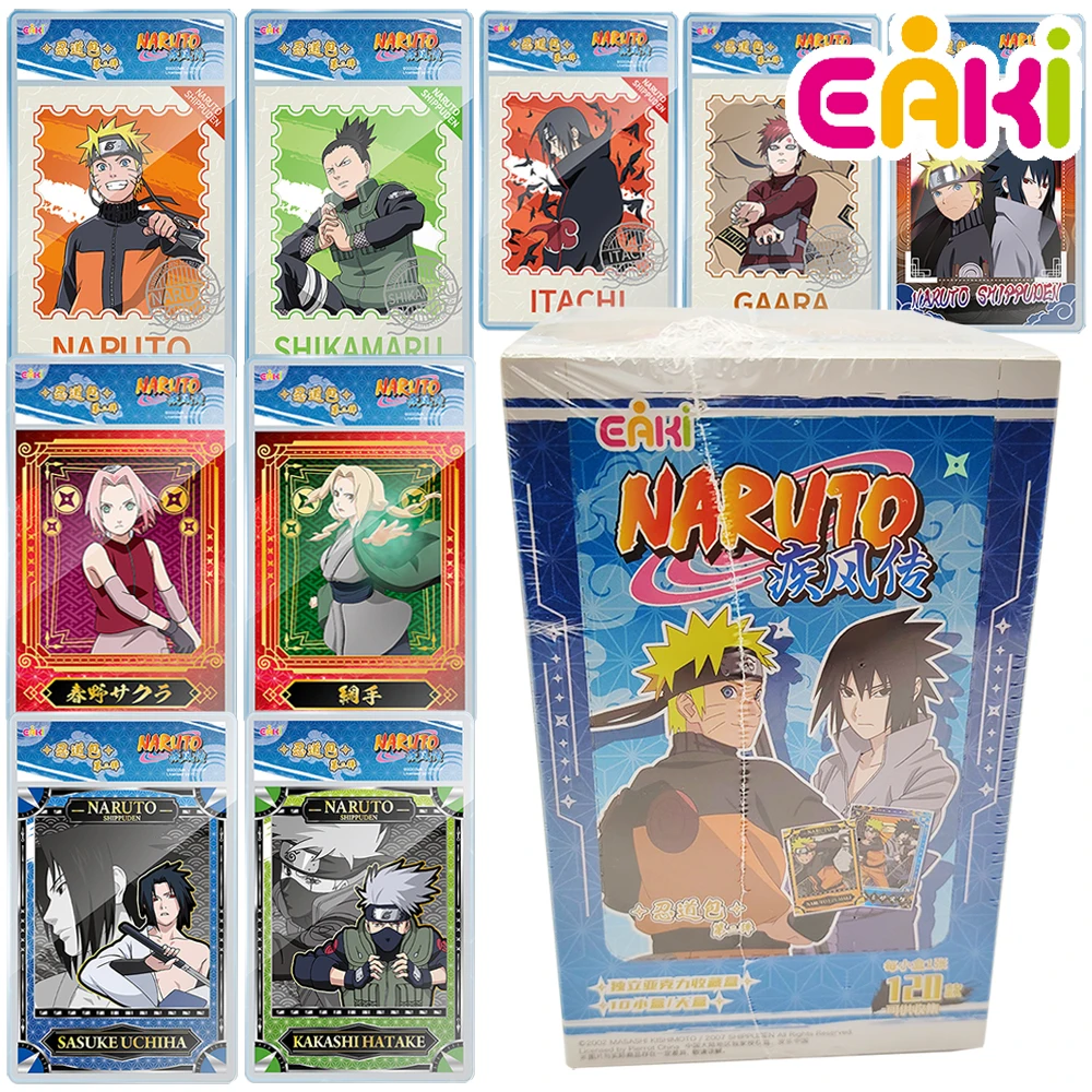 

Оригинальная коллекционная карта EAKI Naruto, популярный аниме-персонаж Хатаке Какаши Учиха Итачи, высокое качество, редкая карта, стол, подарочные игрушки