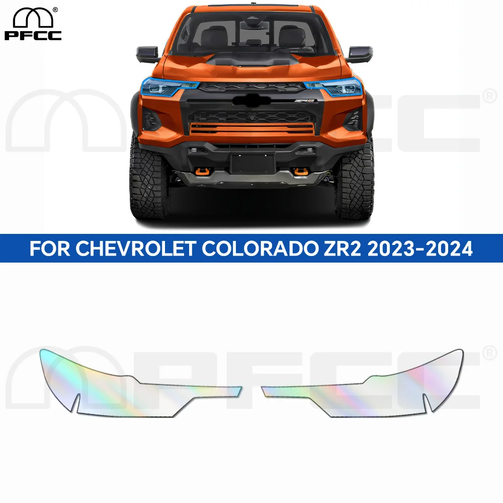 

PFCC For Chevrolet Colorado ZR2 2023 2024 Precut Headlight Rearview Film Car PPF TPU 8.5mil Paint Protection Film Repair