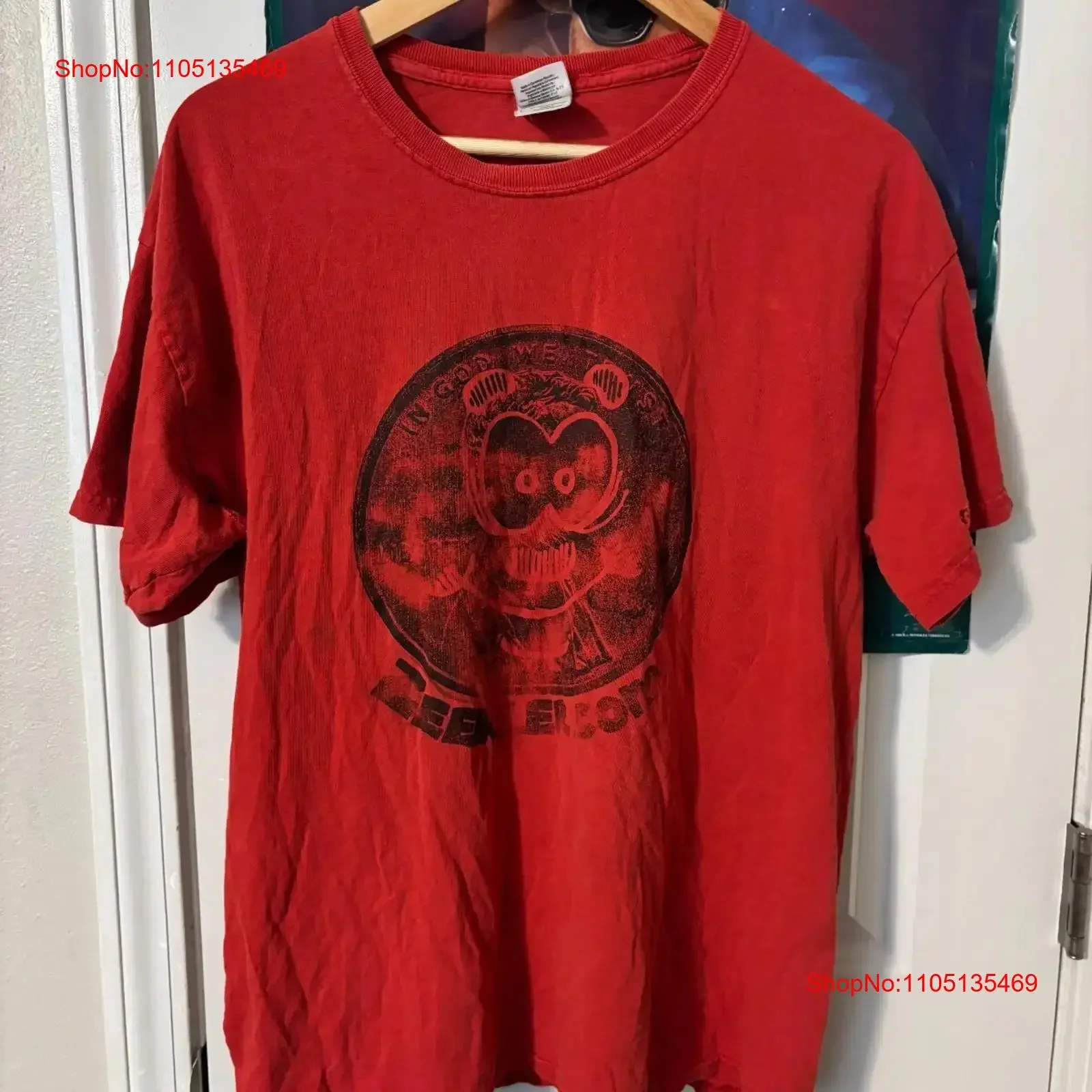 خمر السجادة الحمراء الحدث 2012 جولة تي شيرت الرجال حجم L الحفل الترويجي خمر غسلها مصمم الملابس أنيق للجنسين امتدت #1