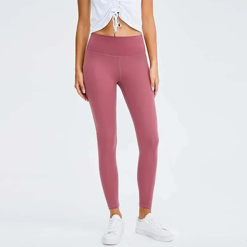 Lemon Women High Waist Yoga Trousers Sports Pants Tummy Control Squat Proof Elasticity Leggings Fitness Tights Sweatpants