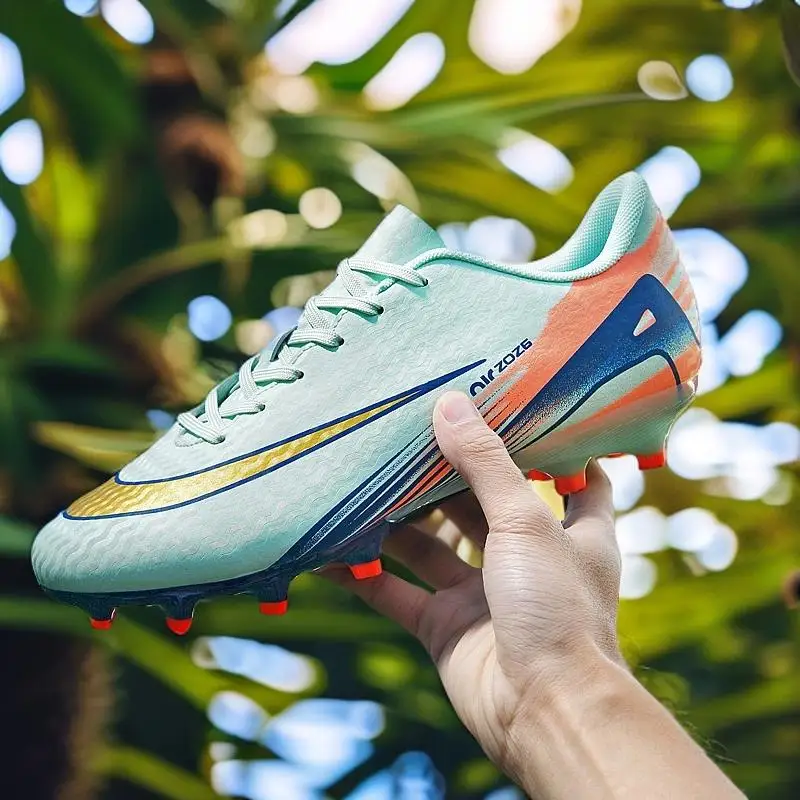 

Men Professional Football Shoes Society Cleats Original Soccer Shoes Grass Training Fast Football Field Boots Sneaker Non Slip