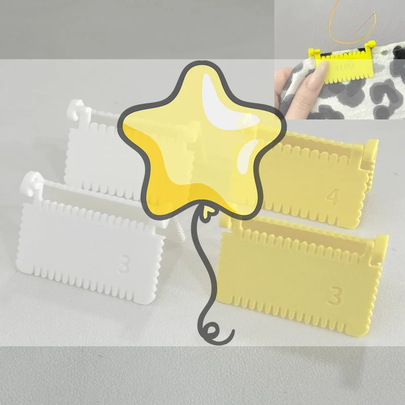 1PCS Quilting Project Essential Sewing Gauge Tool For Quilting Hemming Edge Stitch Guide Lock Seam Ruler