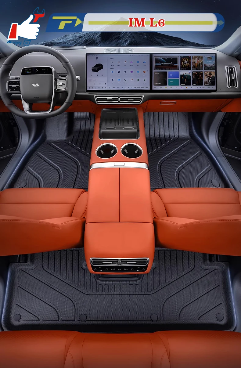 

Left-hand Drive Car Floor Mat For IM L6 2024 Full-Surrounded Foot Mat Mat Floor Liner Floor Carpet Water-proof Mat