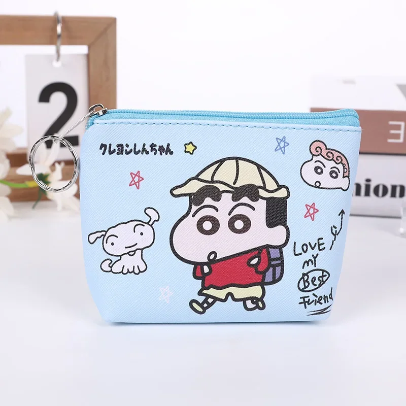 3 zufällig ausgewählte neue Crayon Shin-chan Cartoon-Taschen, Geldbörsen, einfache Brieftaschen für Männer und Frauen, Studenten, schnelle Lieferung – Detail 3