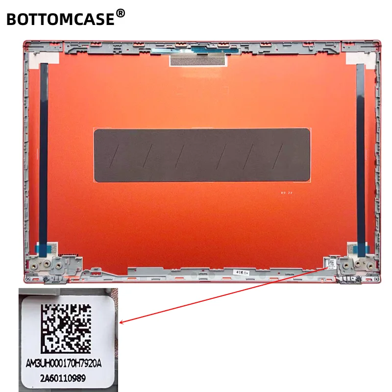 Tampa traseira LCD para acer aspire 5, a514-55-578c, a514-55g, am3uh000140, am3uh000170, am3uh000190, novo