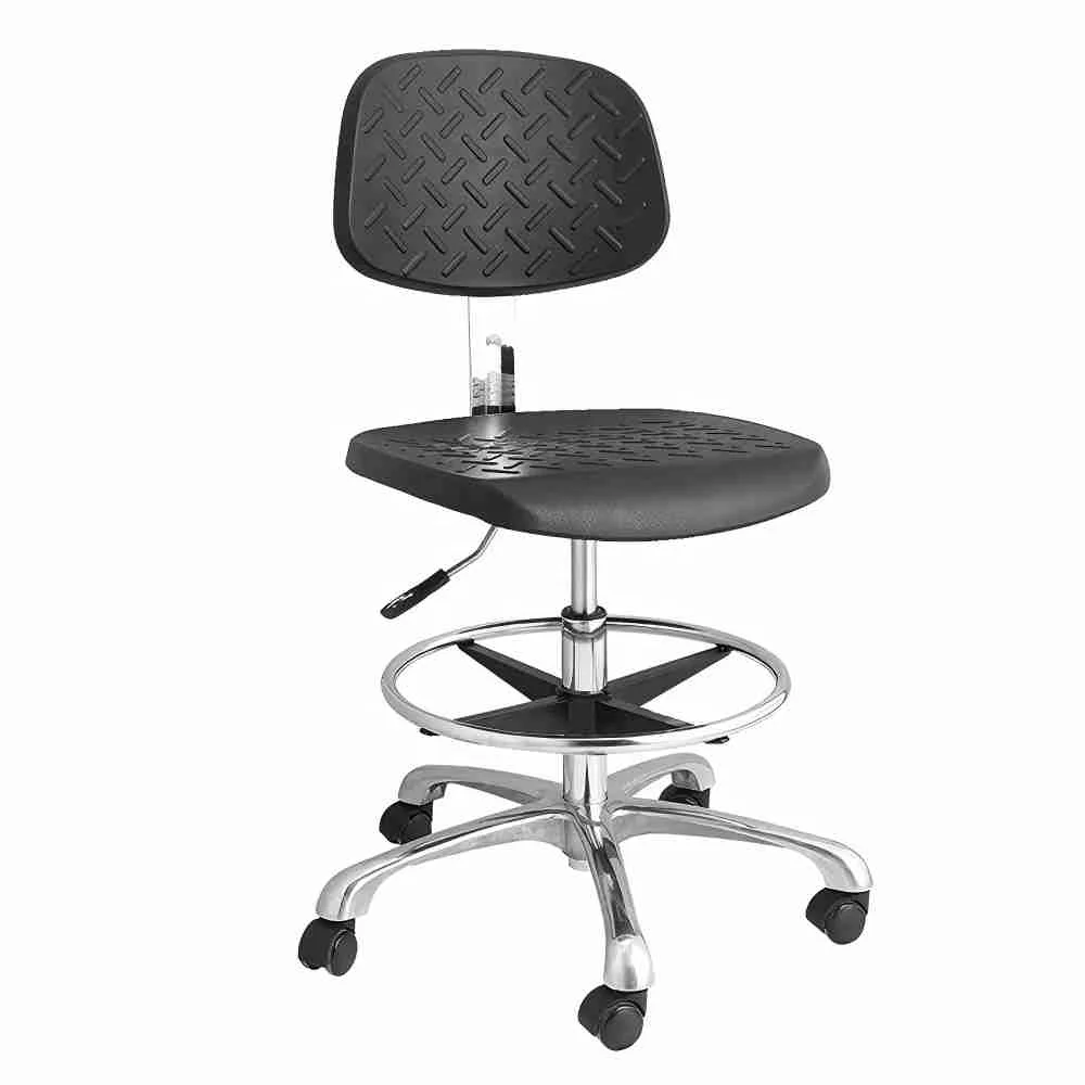 

Adjustable Anti-Static PU Foam Chair With Handrails For Dust-Free Laboratory Cleanroom Use