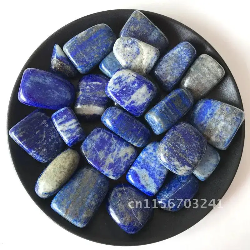 100g Natural large lapis lazuli gravel crystal original stone granule fish tank flower landscaping decoration 20-45mm