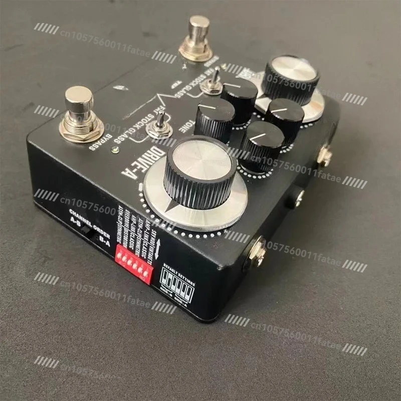 

LY-ROCK Guitar Pedal, New Version King Tone Duellist OVERDRIVE Distortion Effect Pedal,Classic Effect Pedal,Black, True Bypass