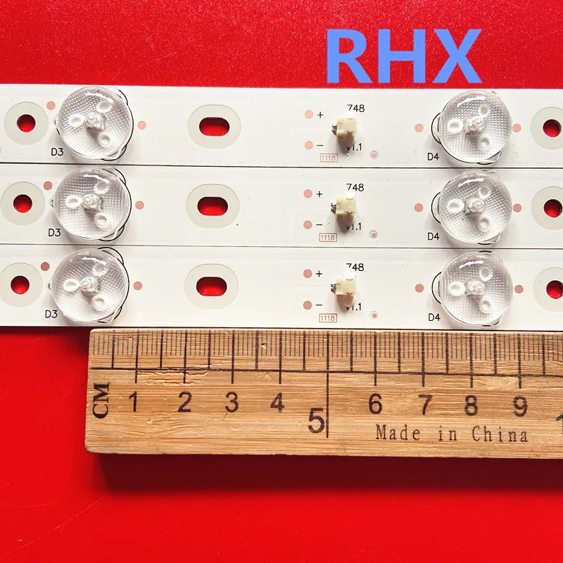 Pour XJ236D06-ZC21FG-04 303XJ236035 CRH-K243535T020654I-Rev1.1 GS 6LED 3V 440MM bande de rétroéclairage LED