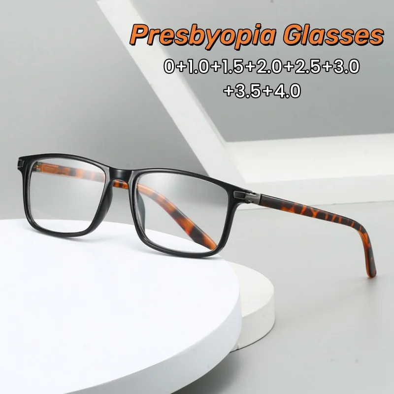 

2025 New Advanced Leopard Presbyopia Glasses Classic Retro Anti-Blue Light Eyeglasses Protect Eyes Luxury Design 0 To +4.0