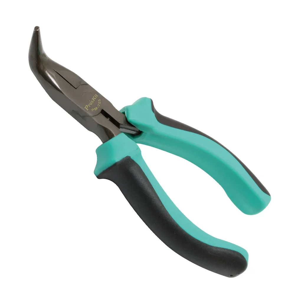 Cutting Pliers S45C Material Curved Nose Pliers Wire Cutters Hand Tools Bending Pliers Curved Wire Wrapping Beading Jewelry