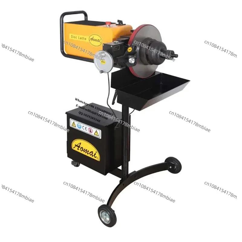 Am-983 Brake Disc Lathe 750W on Car and Off-Car Drive Speed150rpm Brake Disc Aligner Machine and Accessories