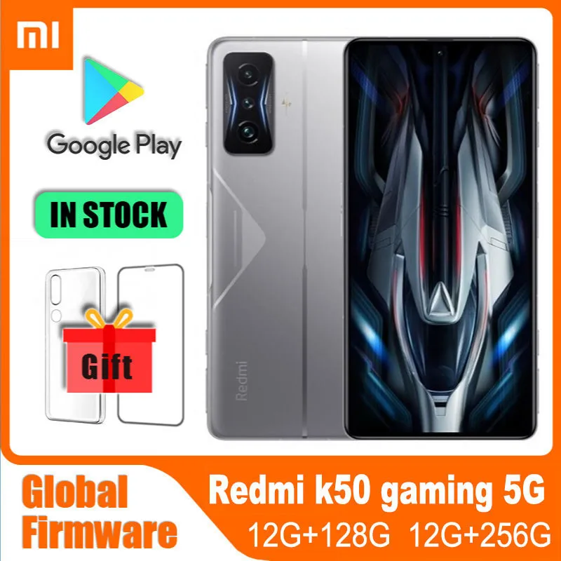 รอมทั่วโลกสมาร์ทโฟน Xiaomi Redmi K50 5g 12G 256G 8Gen1 Snapdragon 120W QC3โทรศัพท์มือสอง