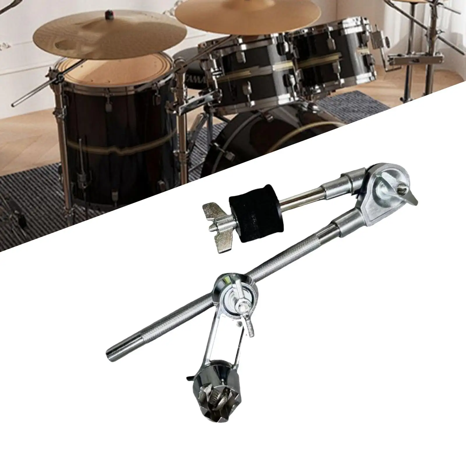 

Cymbal Attachment Drum Accessories Removable Cymbal Holder Drum Extension Clamp for Drum Music Instrument Cymbal Parts Accessory