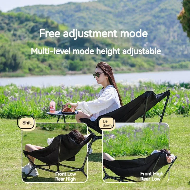 Naturehike Blackdog Camping Chair Ultralight Moon Recliner Foldable for Outdoor Fishing Travel Picnic Portable Chair With Pillow