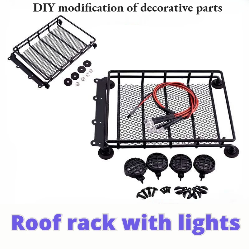 

RC Car Modified Accessories Roof Rack DIY Modified Mood Parts Simulation Climbing Car Luggage Rack