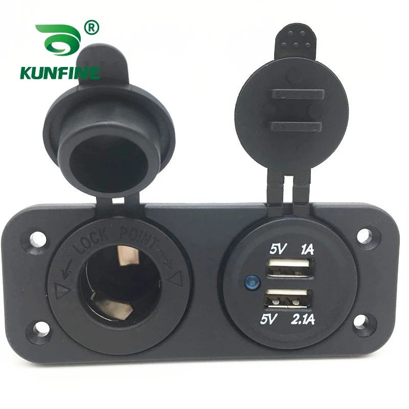 

Multifunctional Combination Socket Dual USB 3.1A Car Charger
