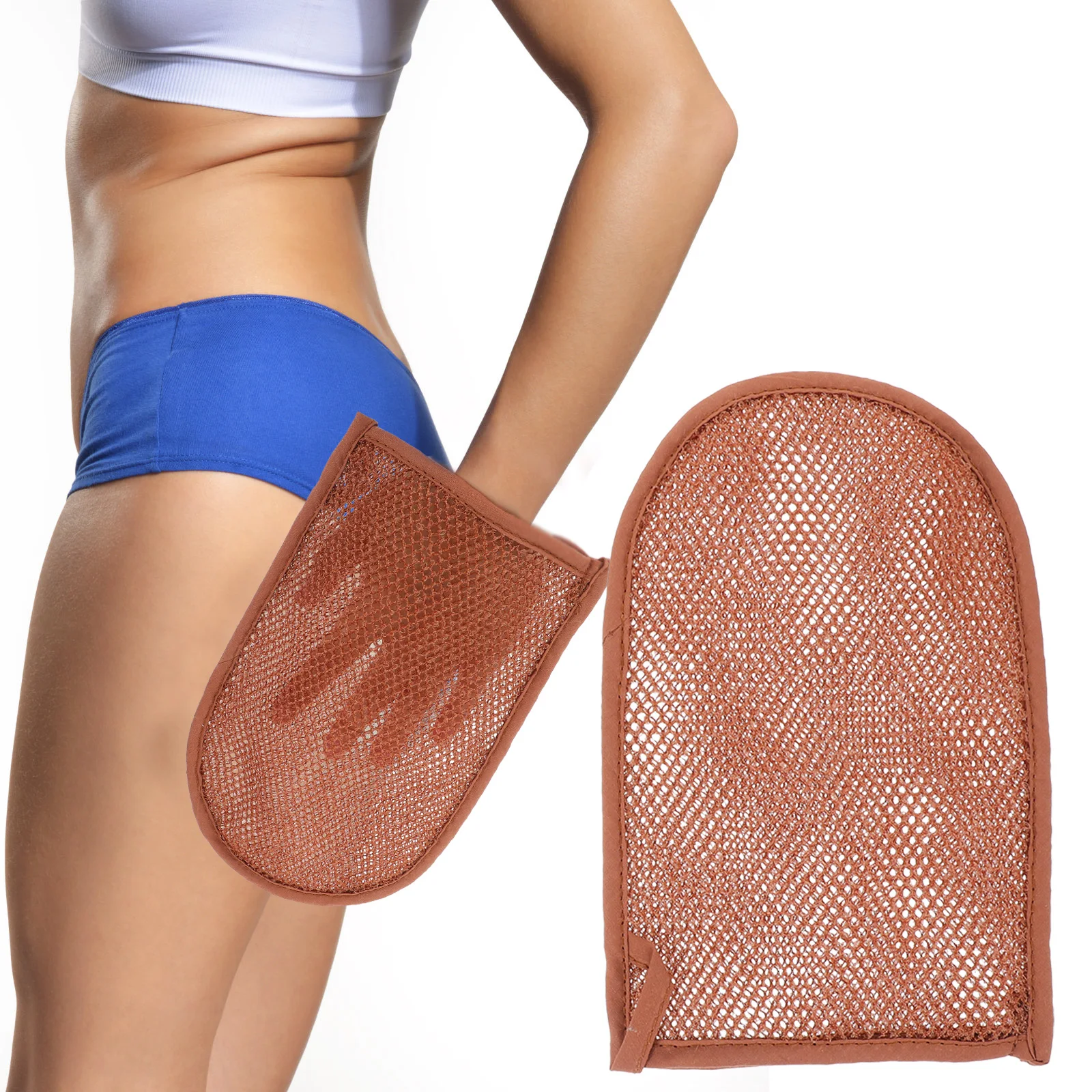 

2 Pcs Bath Gloves Exfoliation Towel Shower Nylon Exfoliating Mitt for Bathing Mitten