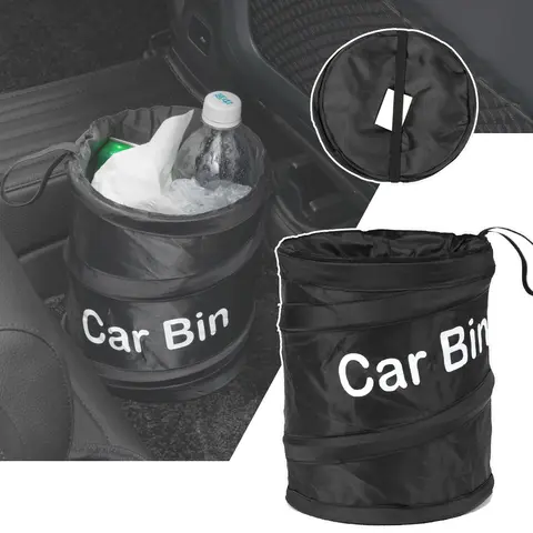 Cubo de basura portátil para coche, bolsa impermeable plegable, accesorios para Interior de coche, 2022