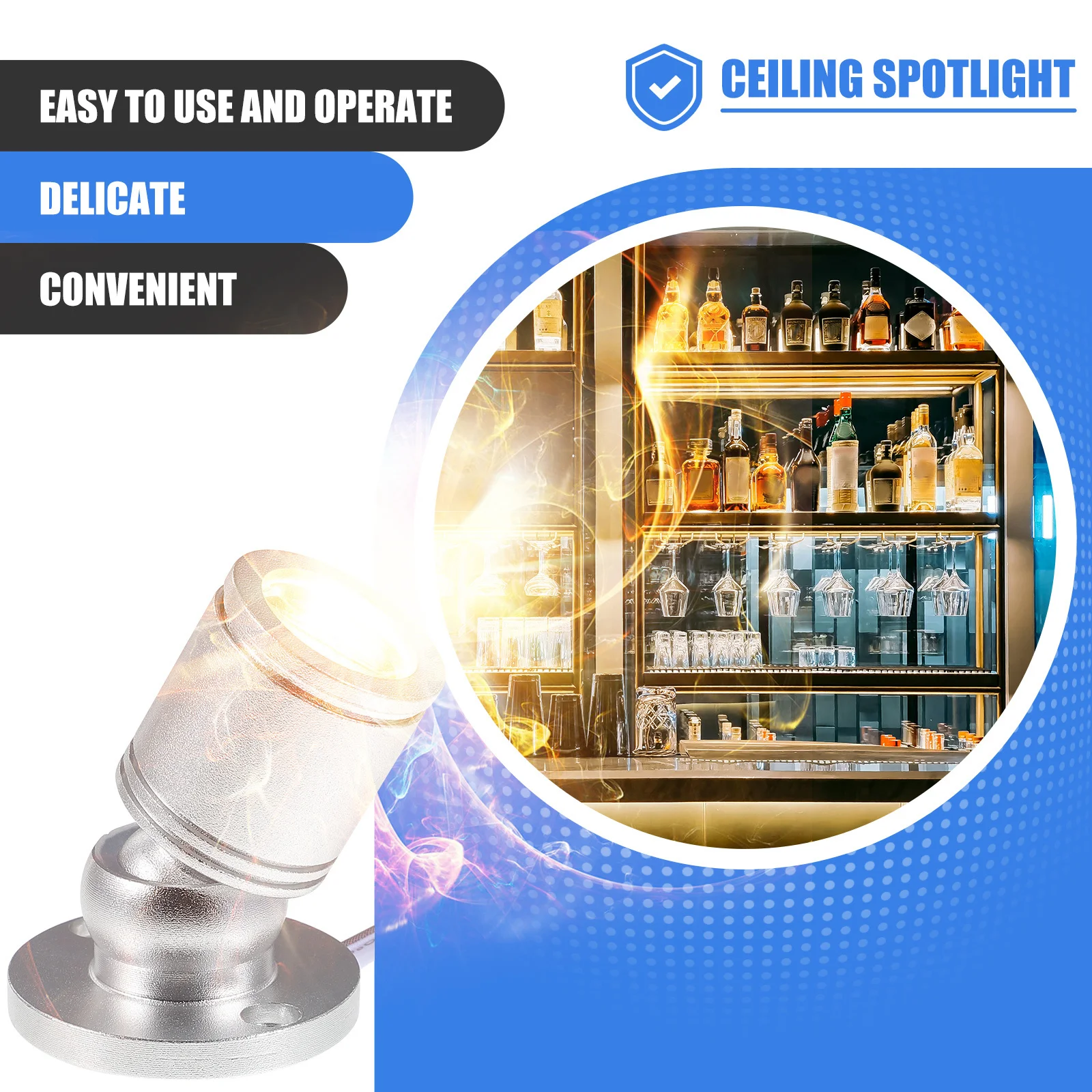 

1 комплект, 1 комплект, USB-прожектор, внутреннее акцентное освещение, потолочный подвесной светильник, вращение на 360 градусов, мини-светильник для демонстрационных полок