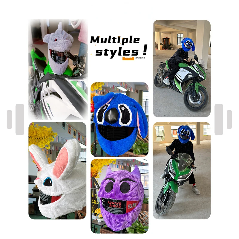 Helmet Protective Headgear for Men and Women Cartoon Plush Cute Multiple Styles High-quality Skiing Helmet Headgear