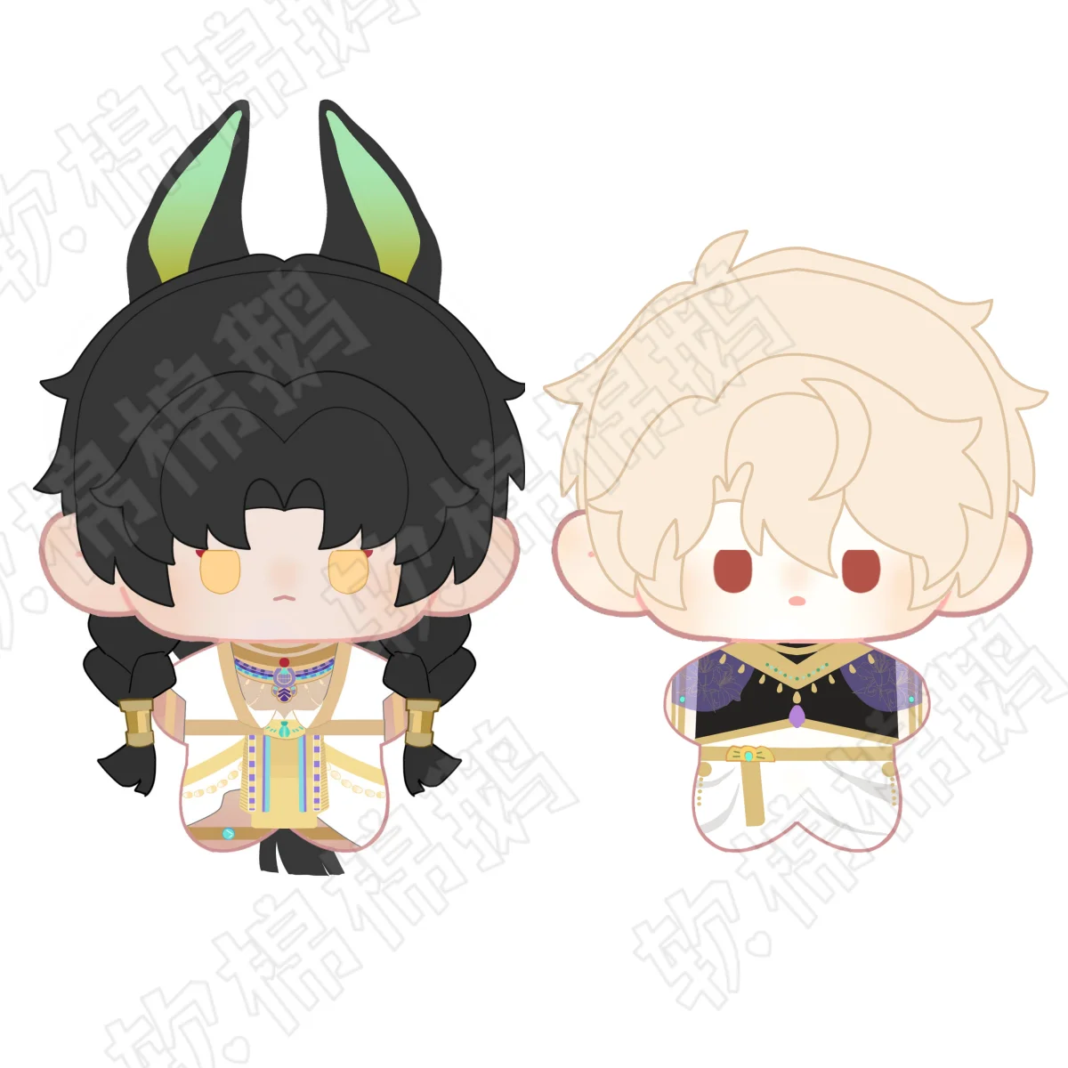 

Official Kuaikan Comic Chinese BL Manhwa See You My King/Till We Meet Again My King Zhang Li&Mo He Mi Si 10cm Cute Baby