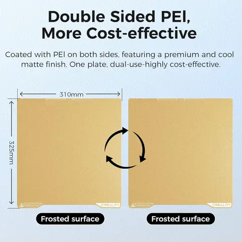 Creality K2/K2 Pro Магнитная двусторонняя PEI-пластина для 3D-принтера