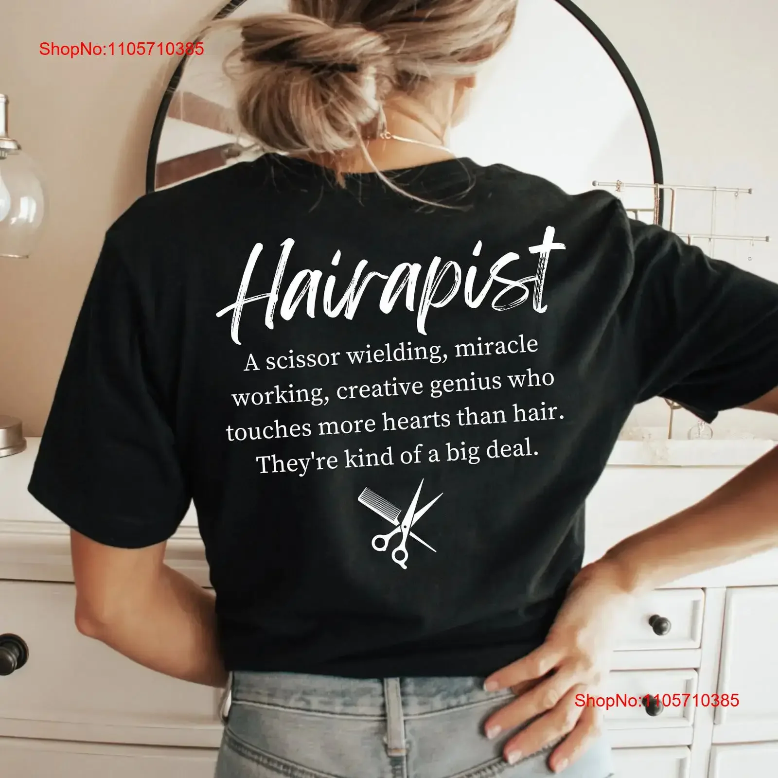 HairstylisT T Shirt Hair Dresser Stylist Definition HairapisT vintage Washed Unisex Breathable Slightly graphic
