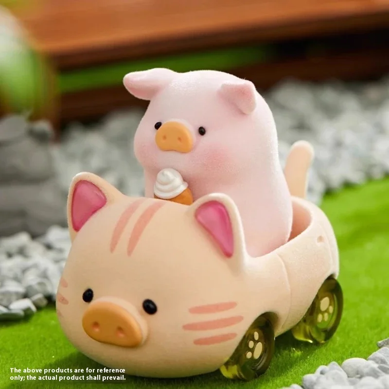 حقيقي لولو خنزير سلسلة Caturday صندوق أعمى لطيف أصبع شخصيات كرتونية صندوق غامض سطح المكتب الديكور نموذج الاطفال مفاجأة الهدايا