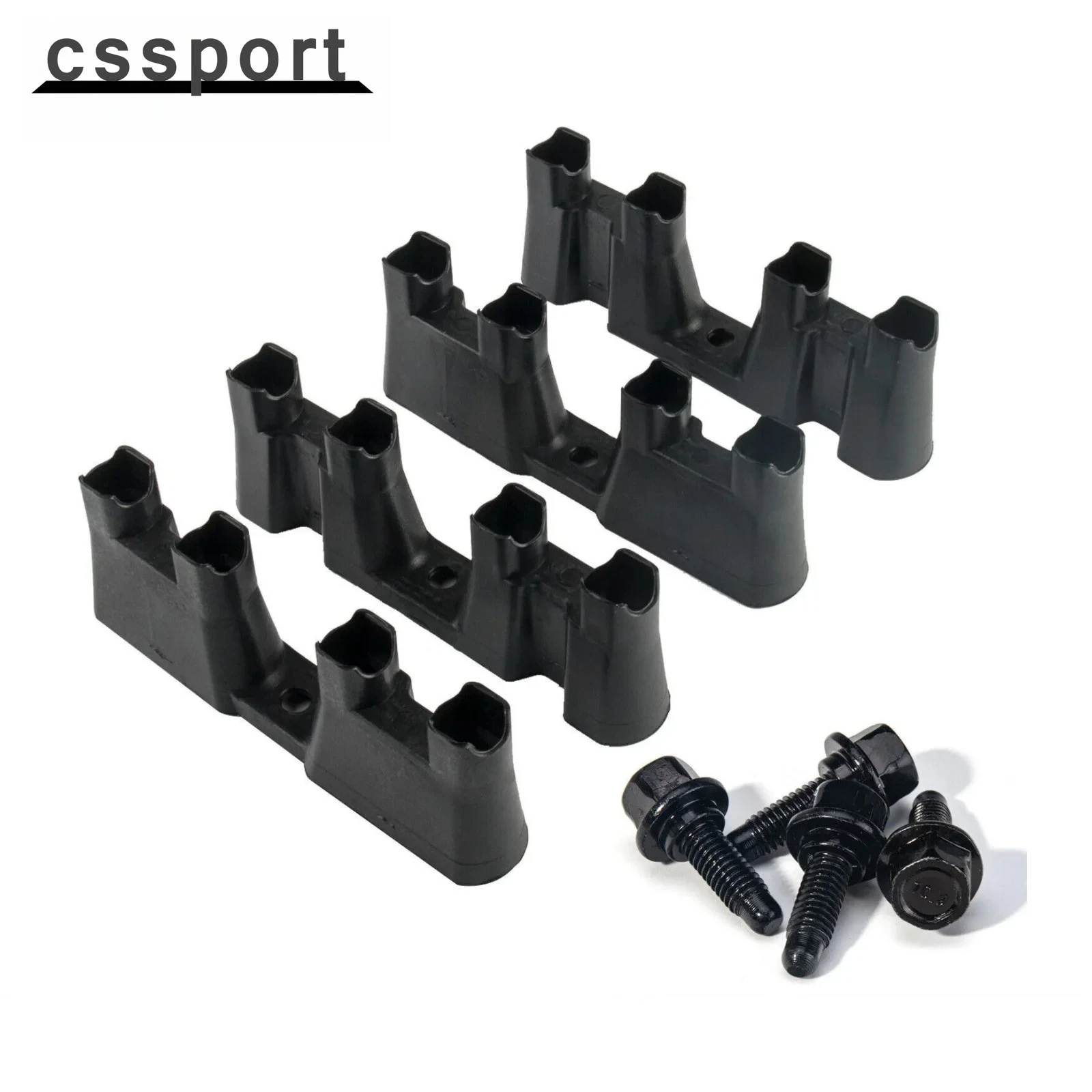 12595365 جودة عالية 4 قطعة LS البلاستيك رافع الصواني لمحركات LS2 LS3 LS7 LSA LS9 Gen IV V8 1986-1999 Oldsmobile الأسود #1