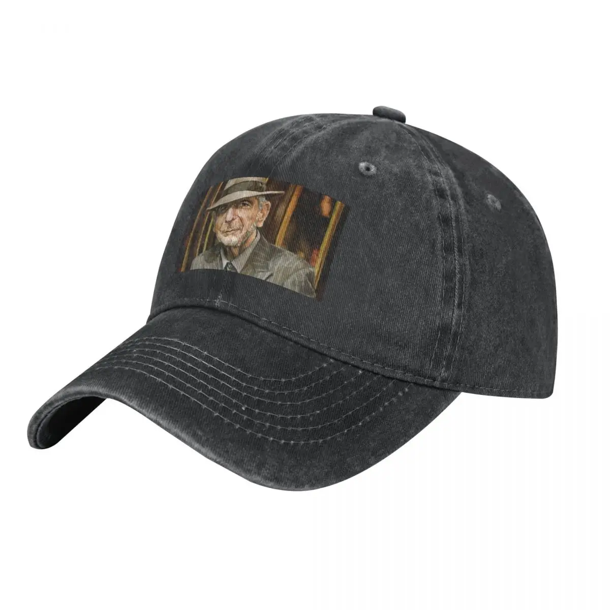 Leonard Cohen Cowboy Hat Trucker Cap black Men Caps Women's