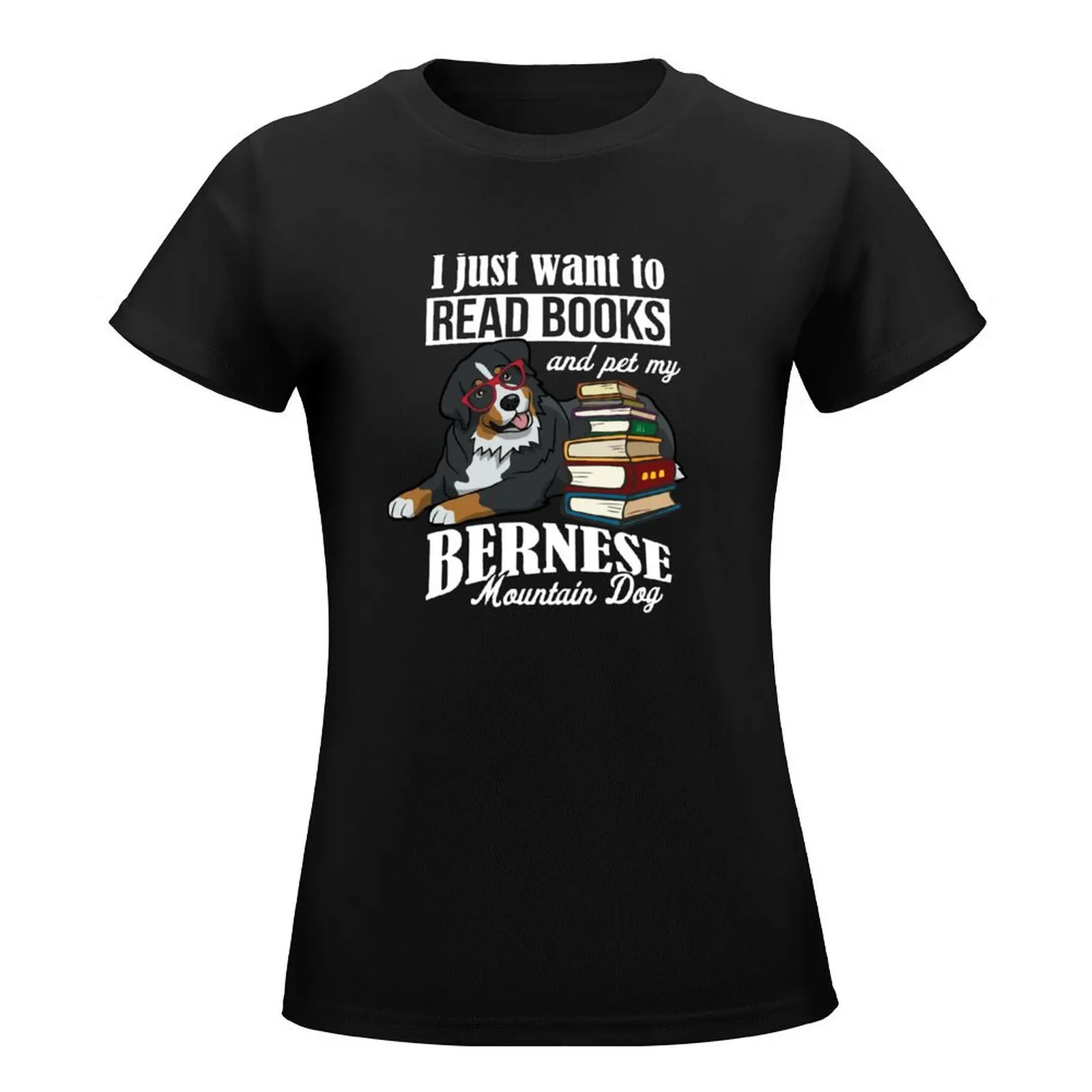 Bernese Mountain Dog T-Shirt lady clothes animal print shirt for girls white t-shirts for Women