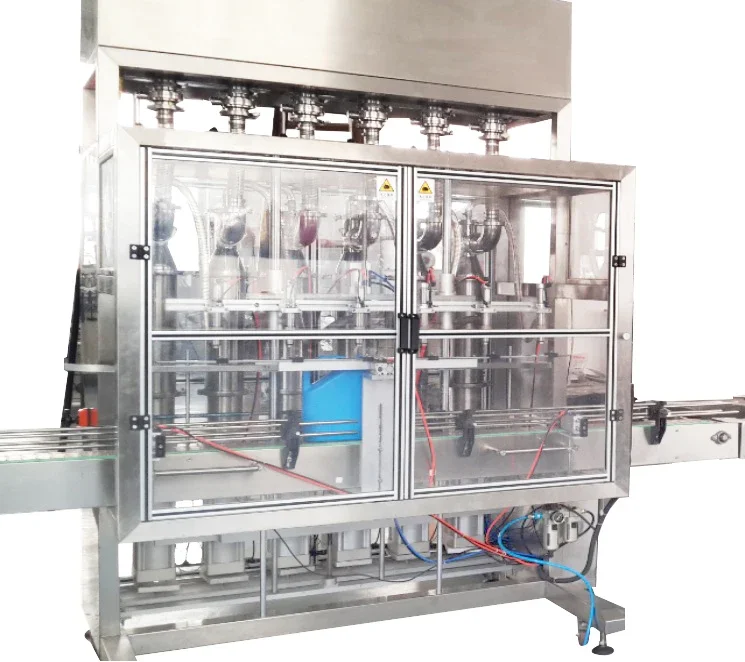 YMF6 Automatic Liquid Filling Machine 100-1000ml Honey Filler Capper for Paste Glass Plastic Bottle/Jar for Manufacturing Plants