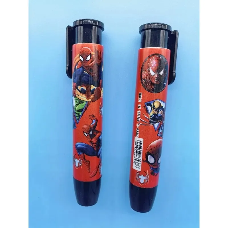 Marvel The Avengers Pushable Eraser Anime Figures Iron Man Spider-Man Captain America Cartoon Stationery Children Birthday Gifts