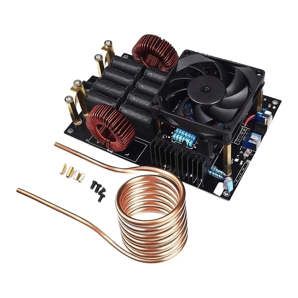 For Fafeicy Induction Heating PCB Assembly with 12V-40V Input Compatibility and Efficient Heat Dissipation via Cooling Fan