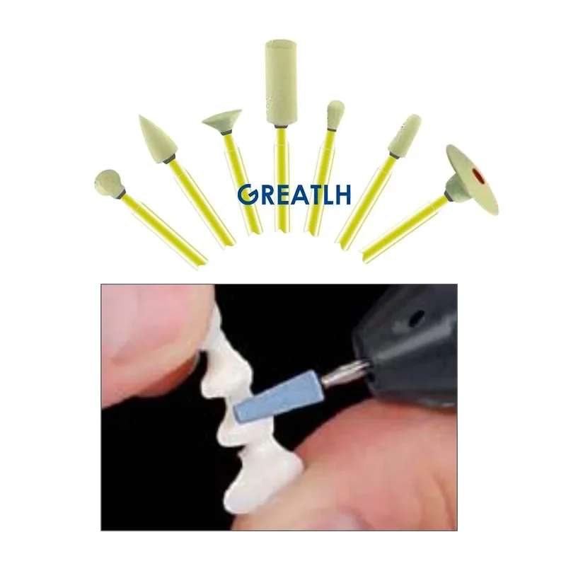 GREATLH Dental Diamond Stones Caramic Diamond Polisher Grinder Extra Fine Dental Instrument - Image 5