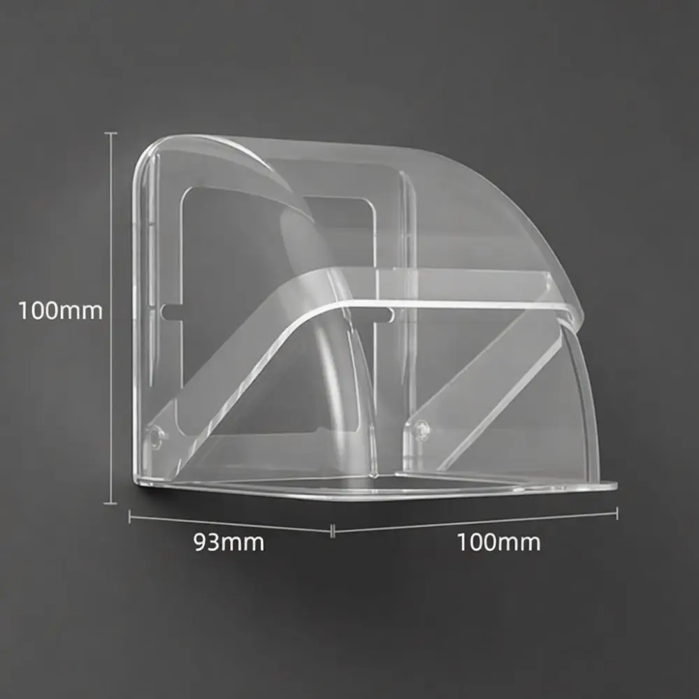 Outdoor Socket Waterproof Protective Box Weatherproof Cover Rainproof Shield For Electrical Outlet Charging Pile