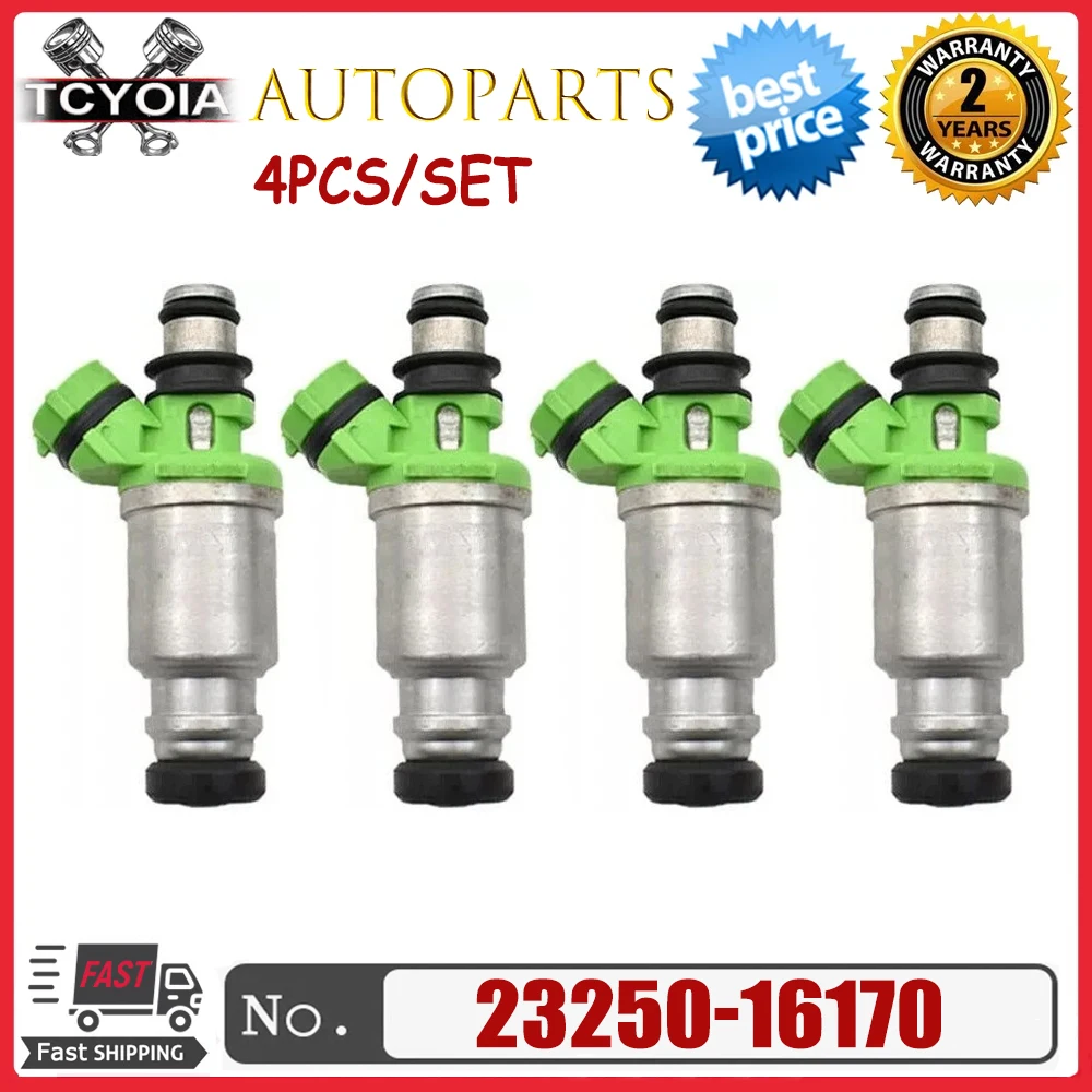 

4pcs/lot OEM 23250-16170 23209-16170 fuel injectors for TOYOTA CORONA 1.6L RHD 4AFE 1996-1997-1998-1999-2000-2001