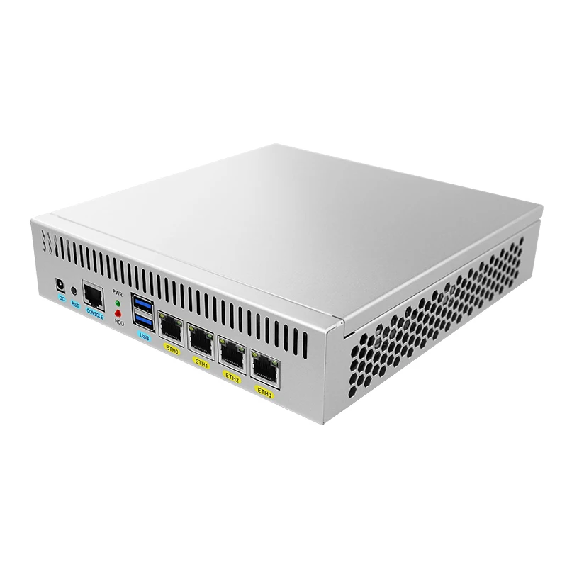 IKuaiOS Desktop Network Device Celeron Processor N4000 J4215 4LAN 2.5G Ethernet Support MikrotikOS Pfsense OpenWRT OTS 1090 4L