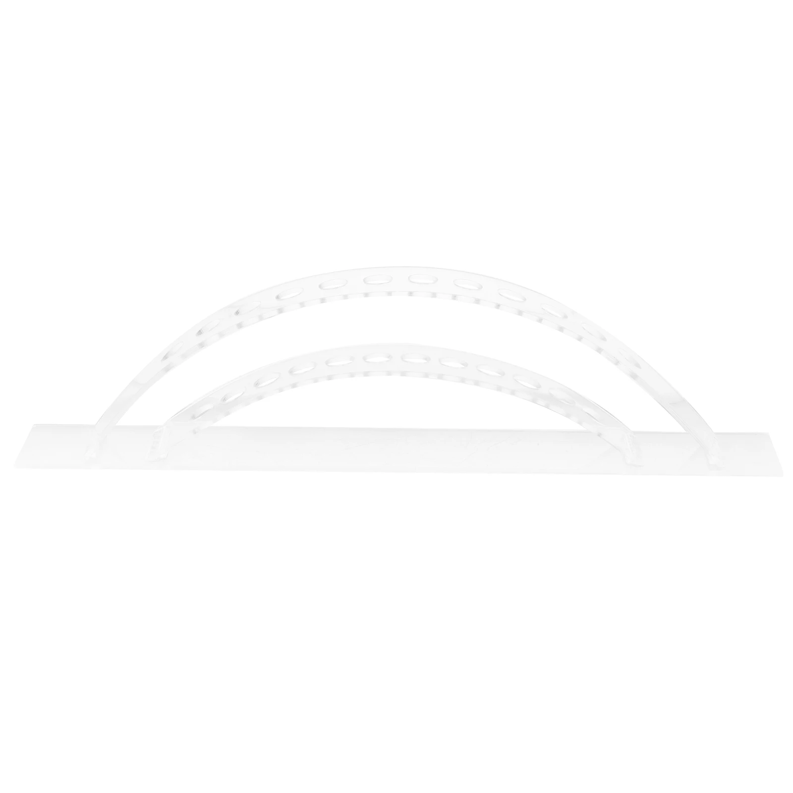 

Clear Acrylic Eyebrow Pencil Holder Rack Stand for Desk Display Organizer 12 Pens Makeup Brush Storage Nail Table