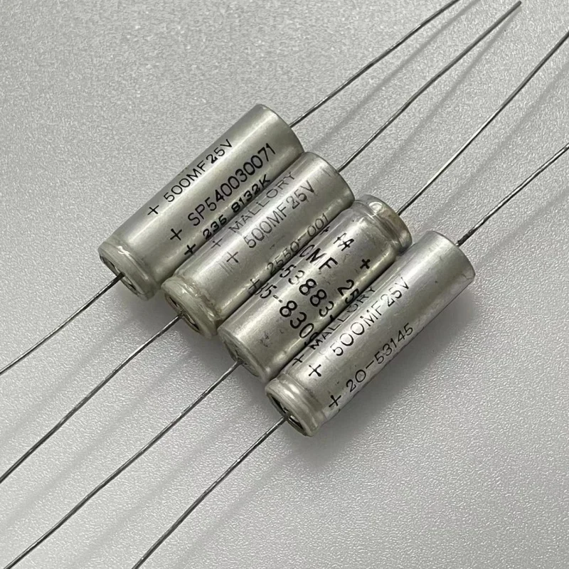 

1PCS 500UF 470UF 25V copper foot axial fever cathode capacitor